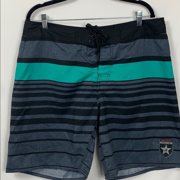 Molokai men’s swim trunks size 36. Black/grey - Picture 2 of 6